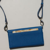 Midnight Blue Cellphone Crossbody Clutch Bag